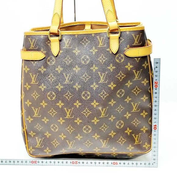 Louis Vuitton LV Tote Bag Batignolles Vertical Brown Monogram 690-052725 - Picture 2 of 13